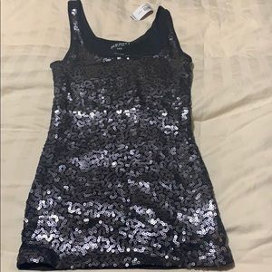 NWT sequin front tank small